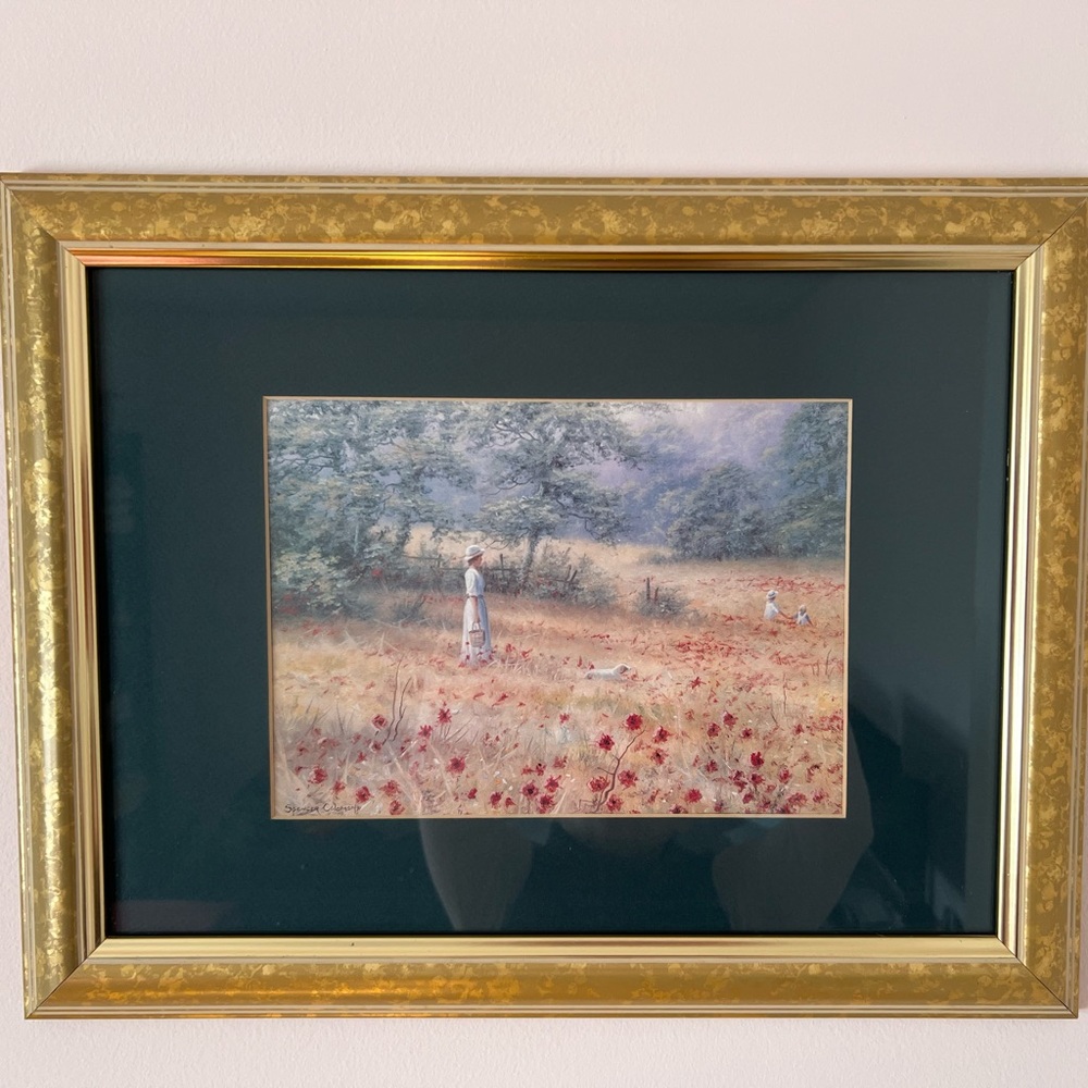 Art piece - woman in field